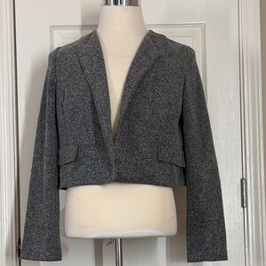 Aqua Gray Tweed Blazer V-8